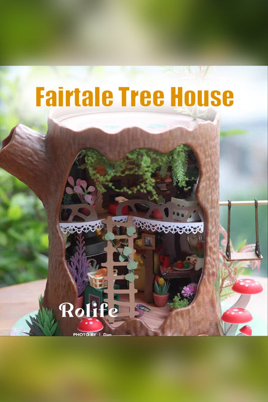 Fairtale Tree House Jigsaw puzzle toy handmade DIY surprise gift