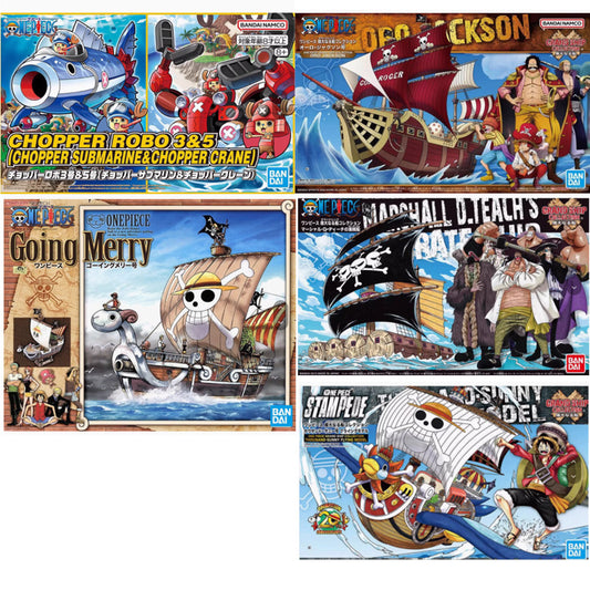 Bandai Pirate Ship Gold Merley Thousand Sunny Redfors Chopper Assembly Model (Copy)