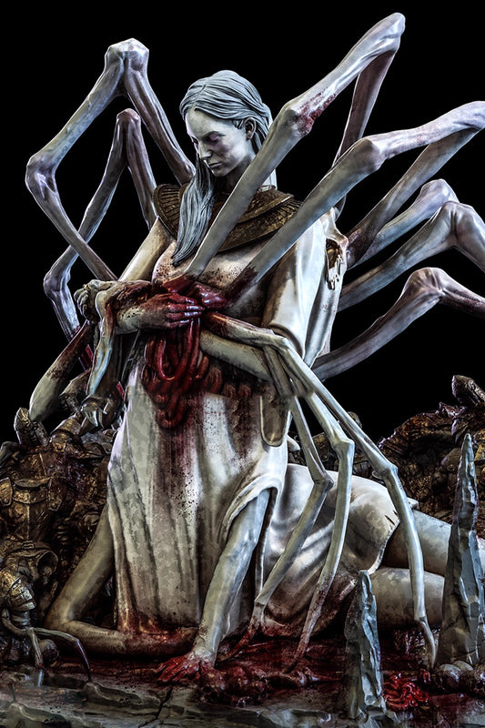 ZBBOY produced the Blood Demon Mother hand-made soldier white model