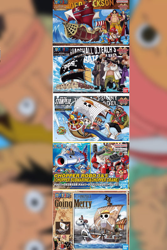 Bandai Pirate Ship Gold Merley Thousand Sunny Redfors Chopper Assembly Model (Copy)