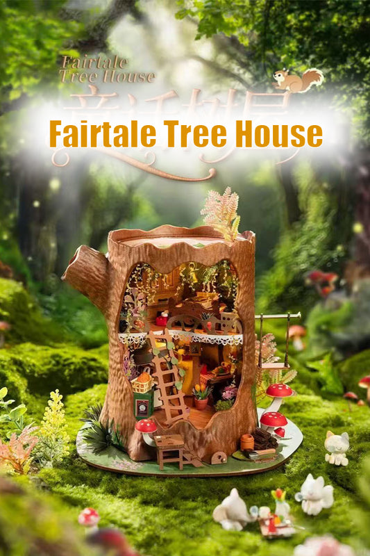 Fairtale Tree House Jigsaw puzzle toy handmade DIY surprise gift